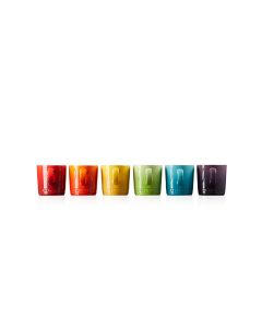 Le Creuset Rainbow Sett Espressokrus 6 stk